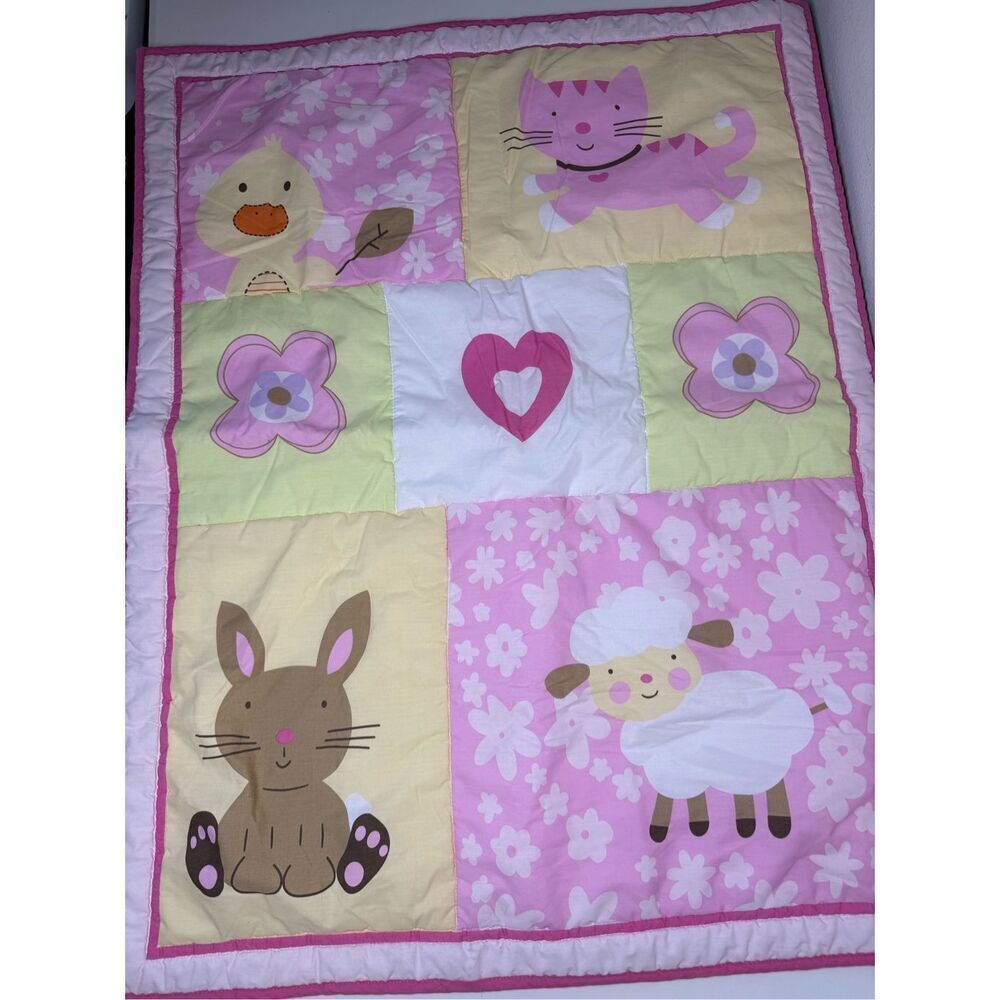 Dream on Me 32" x 40" Baby Reversible Crib Bedding Comforter Blanket Unisex